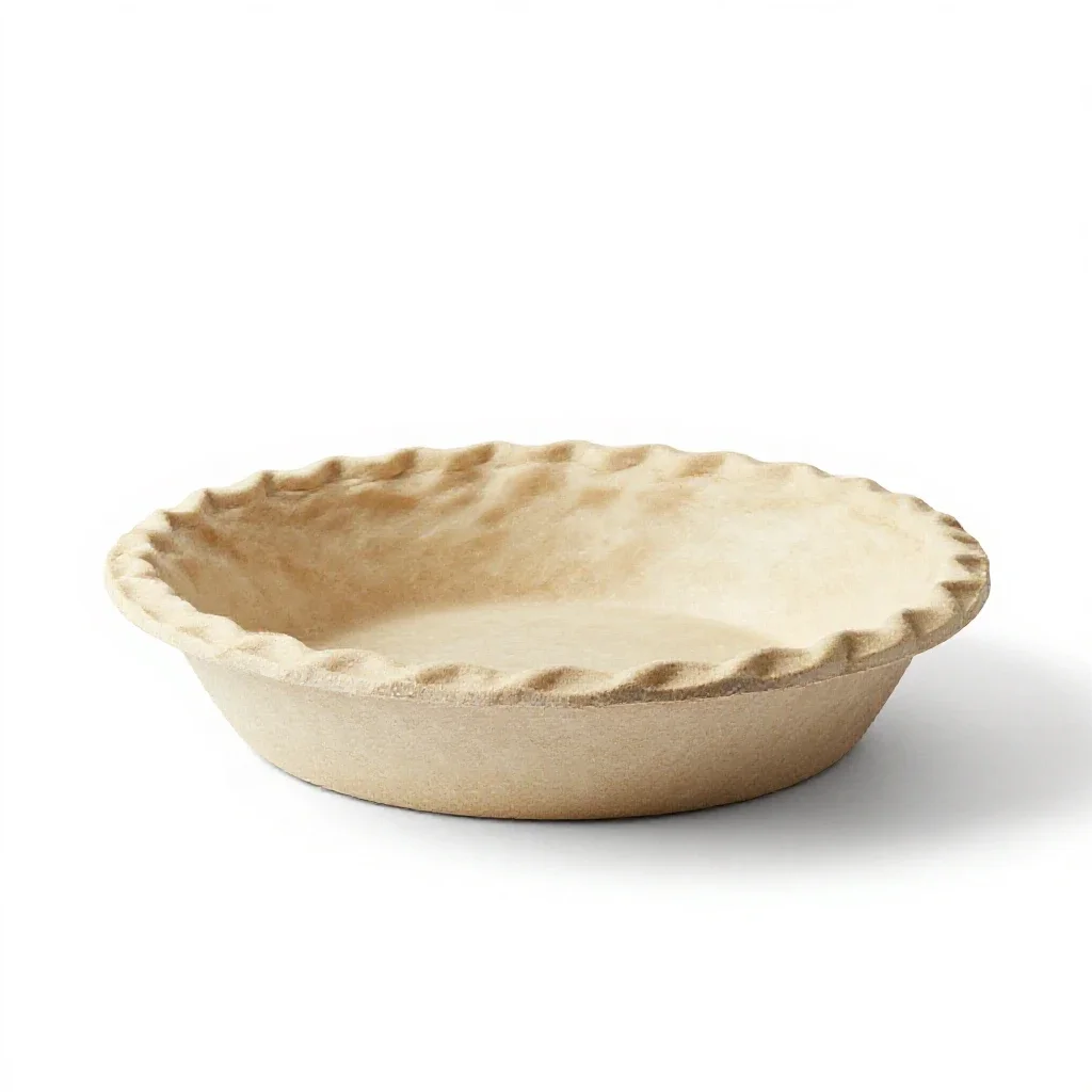 Pie dish isolated on a white background