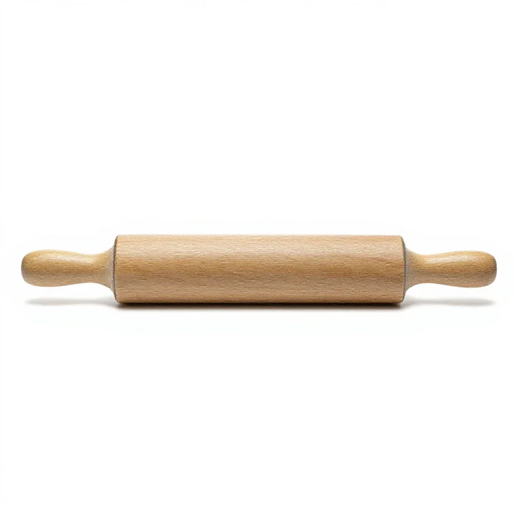 Rolling pin isolated on a white background