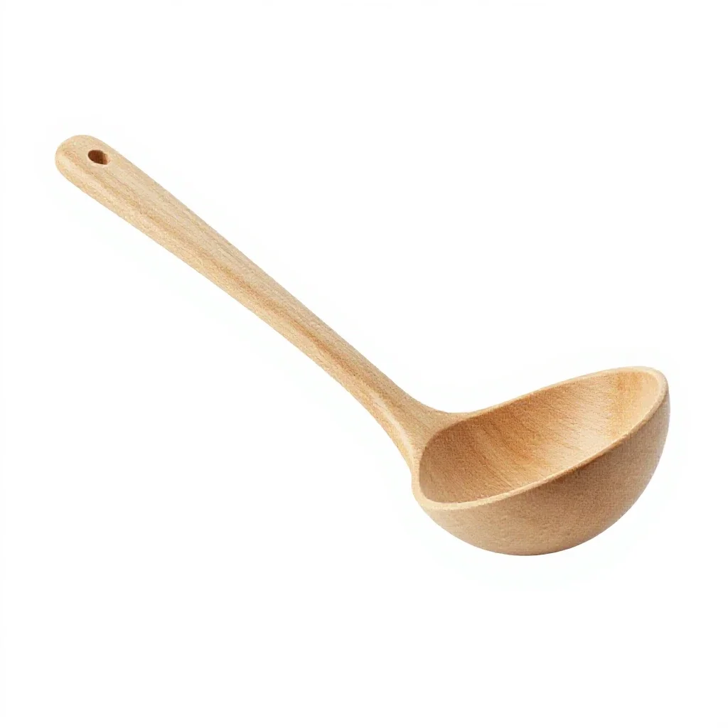 Soup ladle isolated on a white background