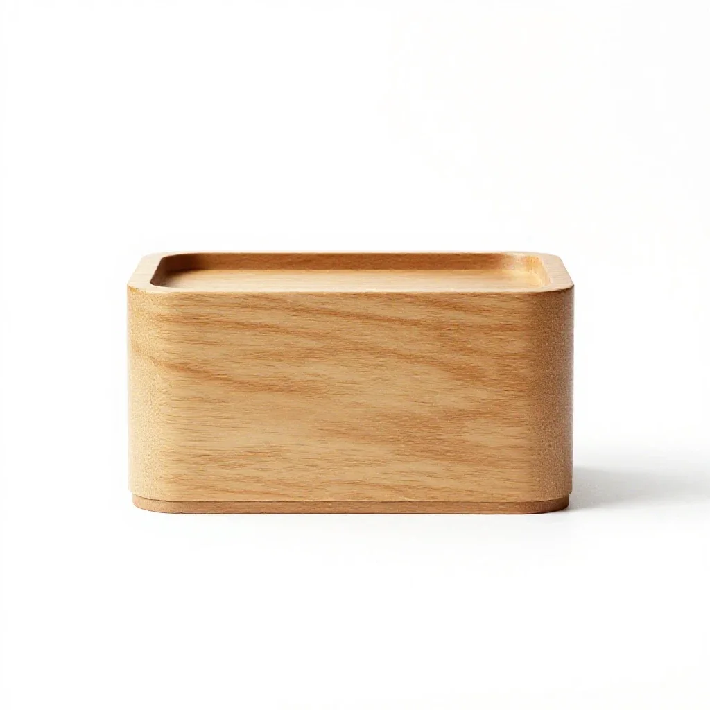 Tea caddy isolated on a white background