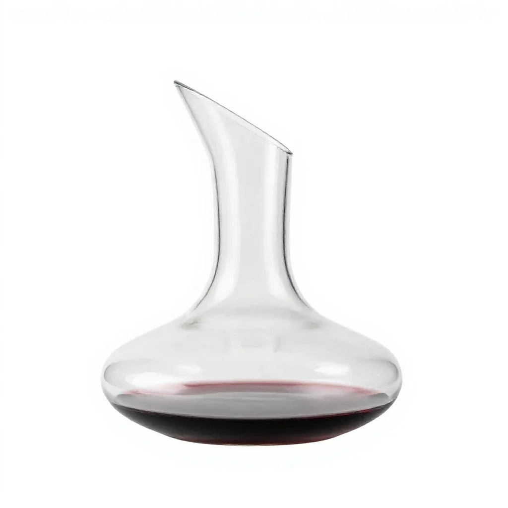 Wine decanter isolated on a white background