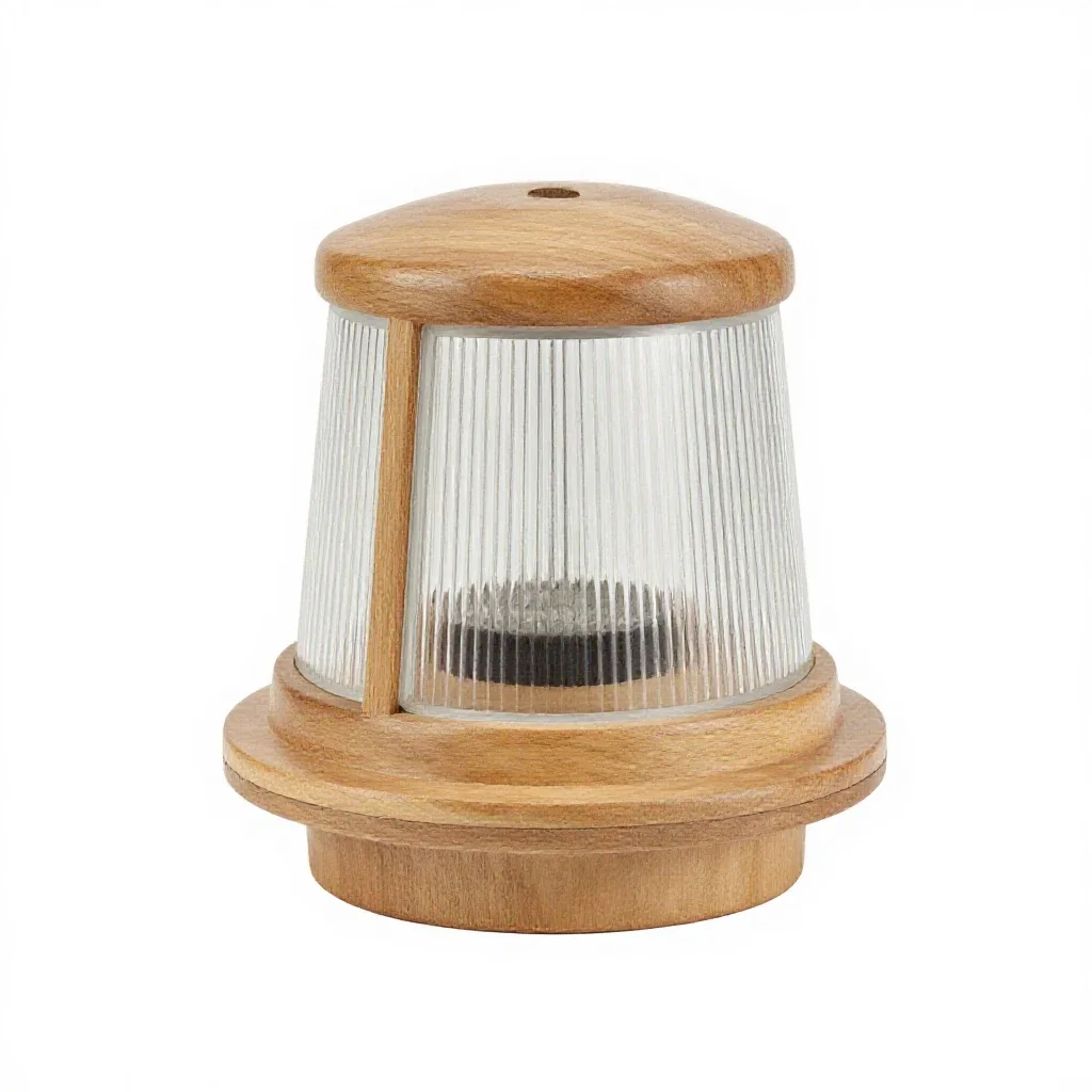 Bulkhead marine light isolated on a white background
