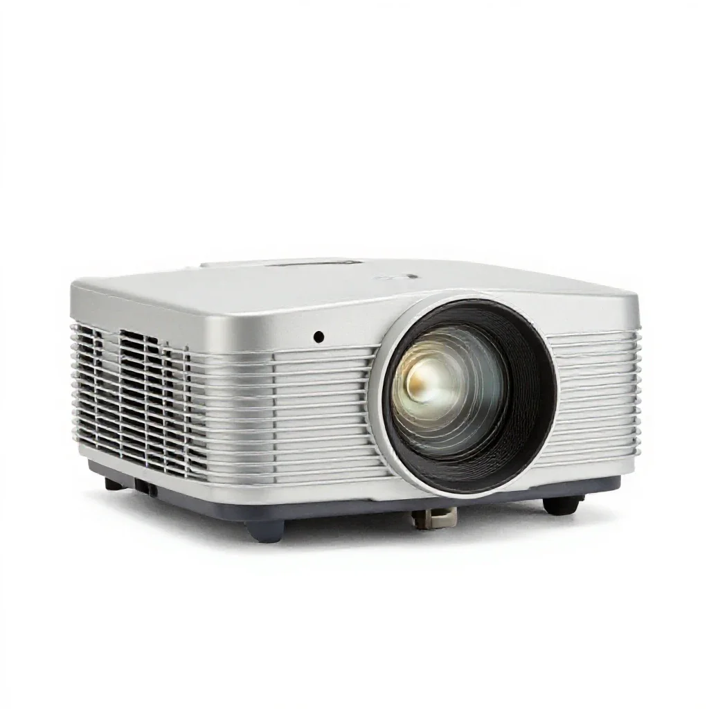 Projector lamp isolated on a white background