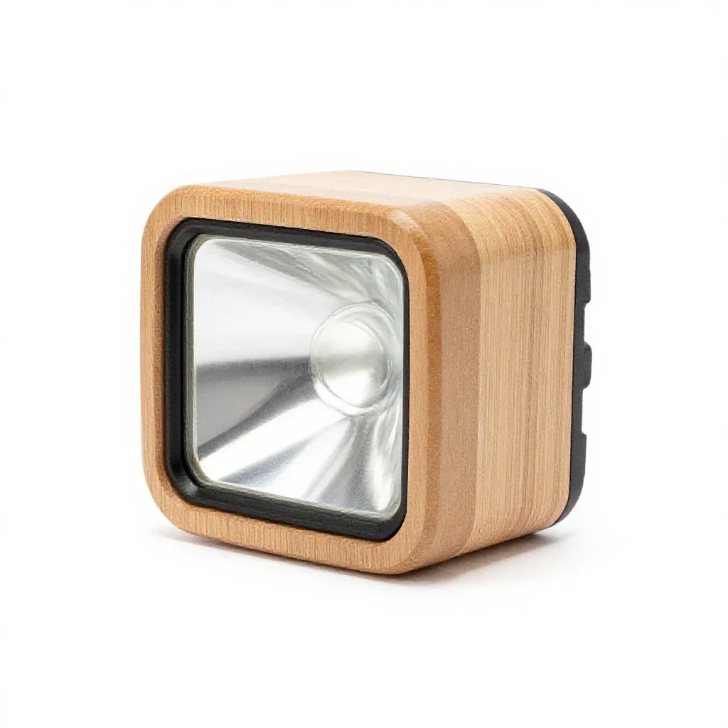 Rechargeable work light isolated on a white background