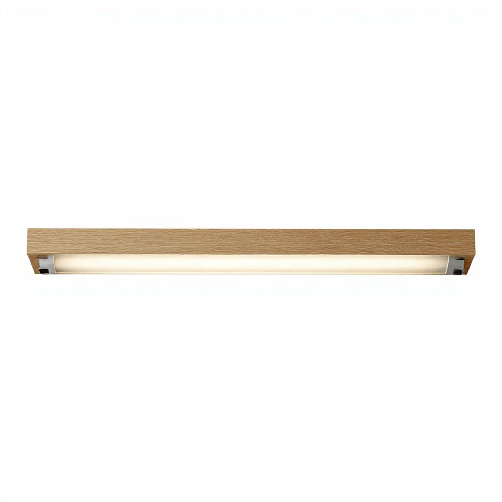 Track lighting bar isolated on a white background