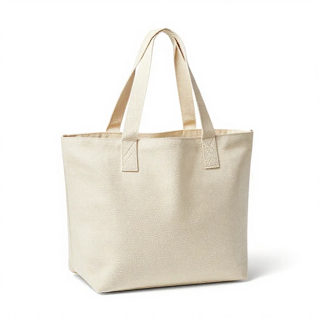 Cooler tote with a zip isolated on a white background