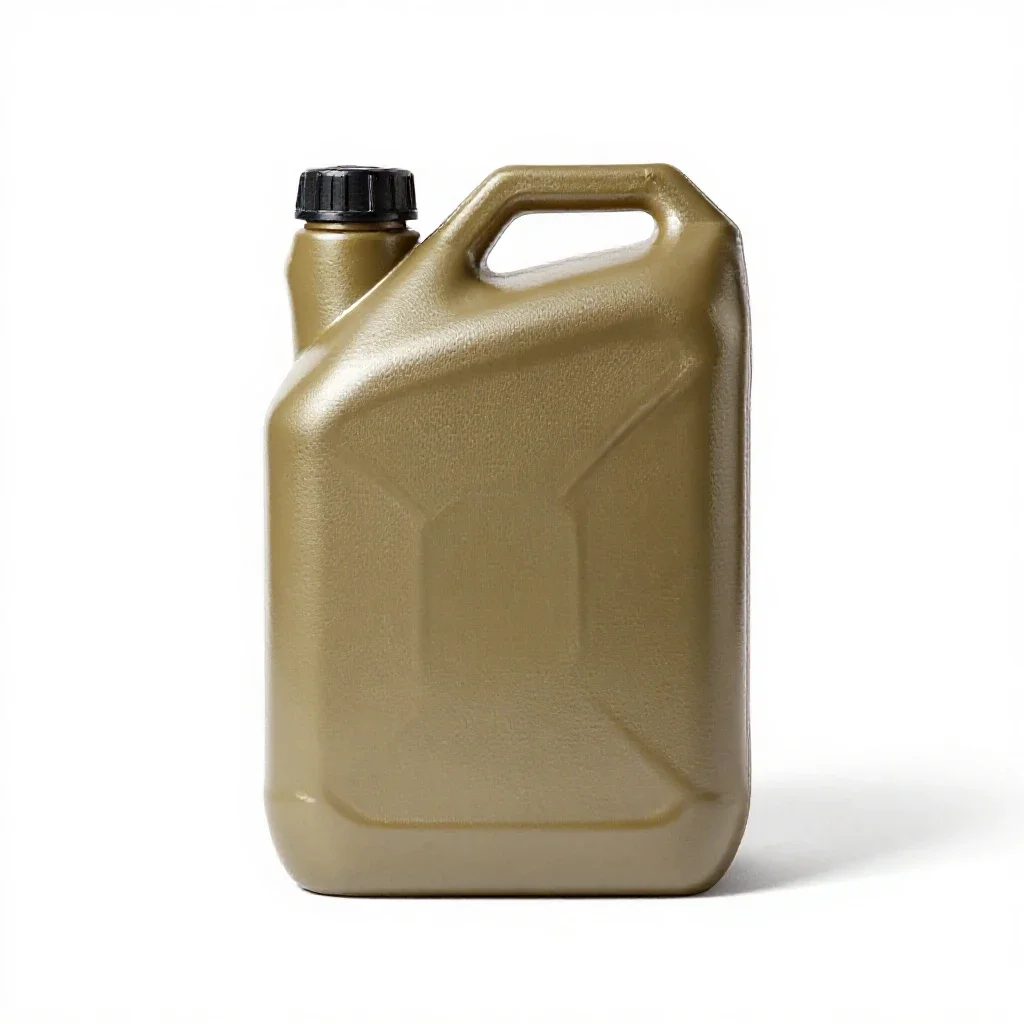 Jerrycan for fuel isolated on a white background