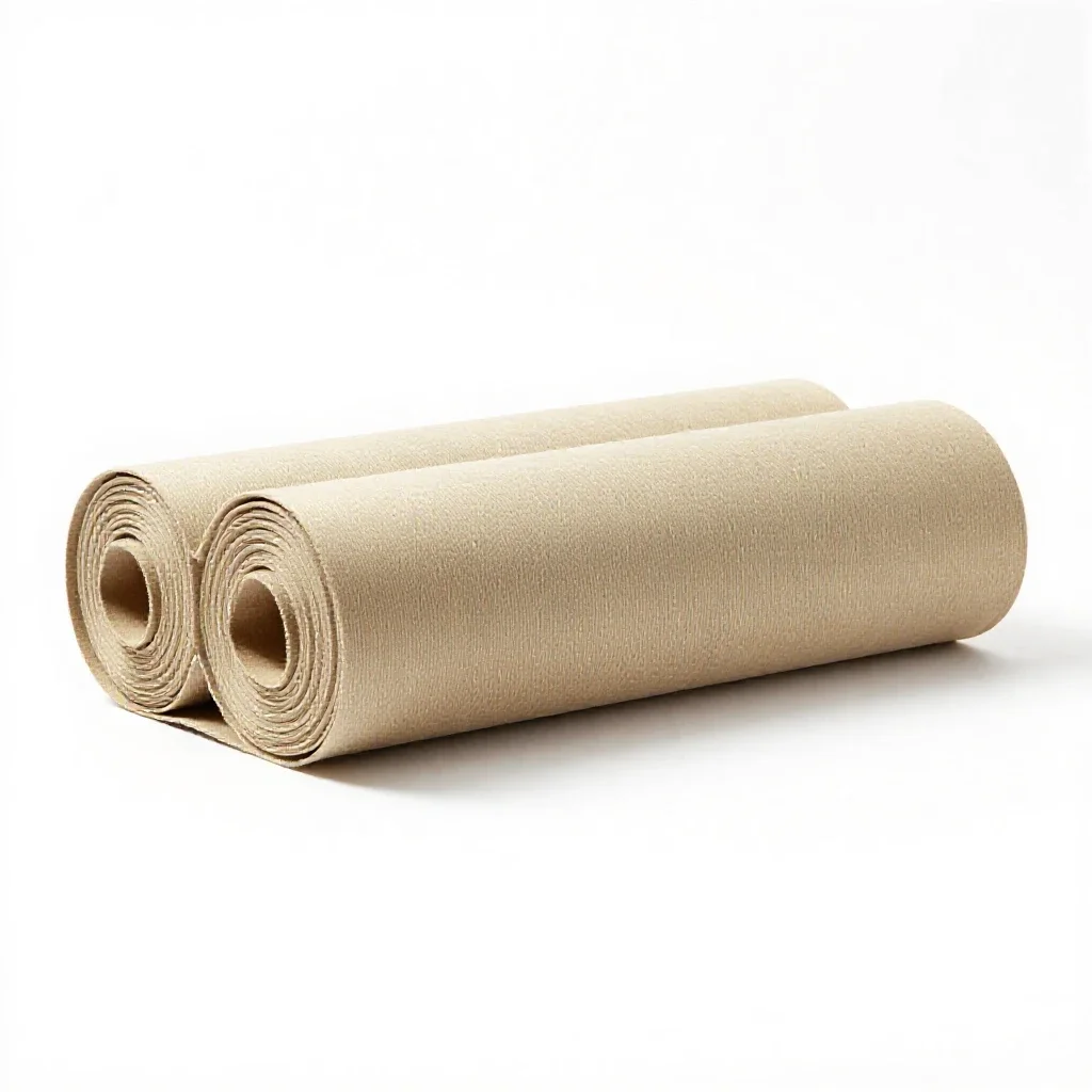 Rolled tube poster case isolated on a white background