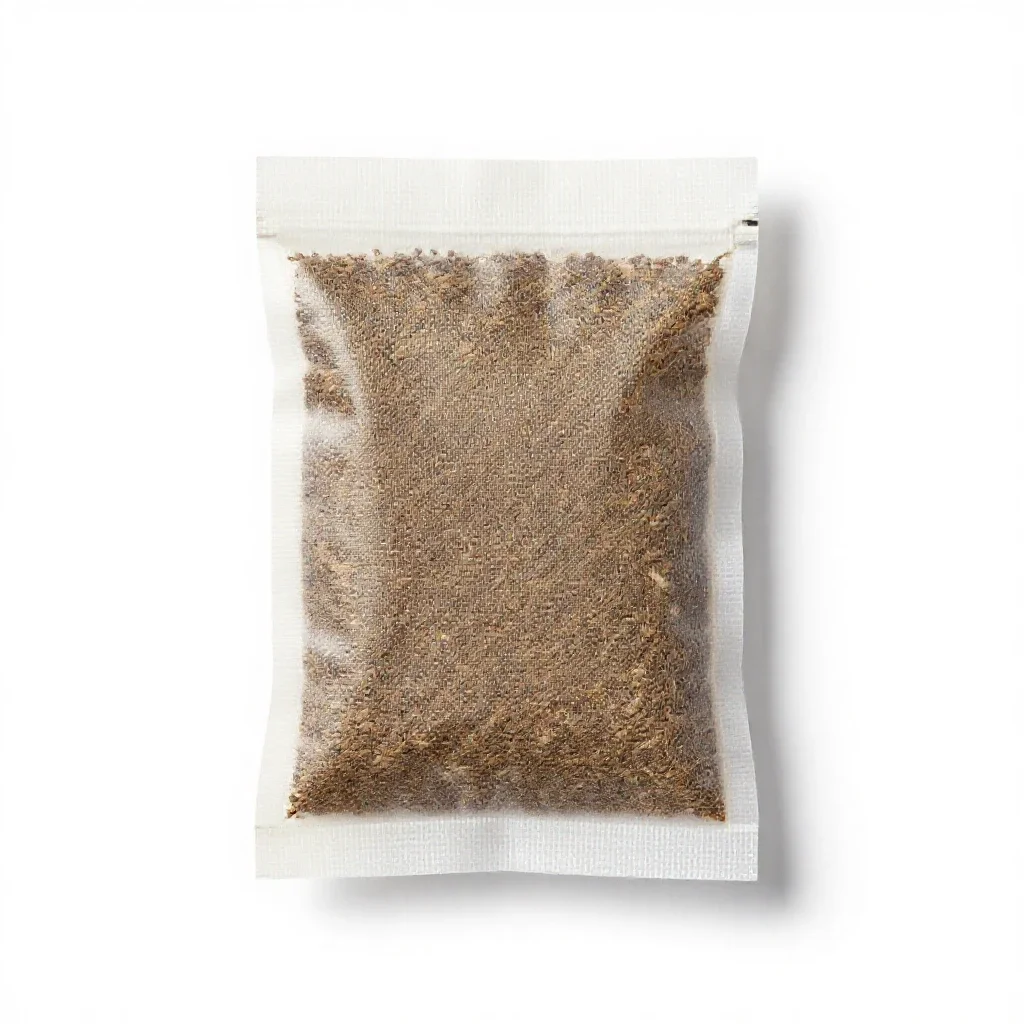 Seed packet isolated on a white background
