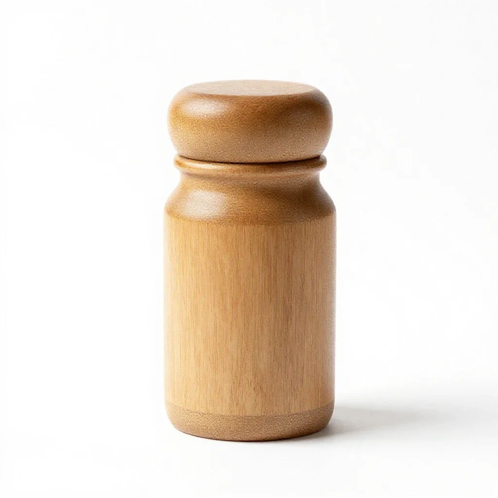 Spice jar with a shaker top isolated on a white background