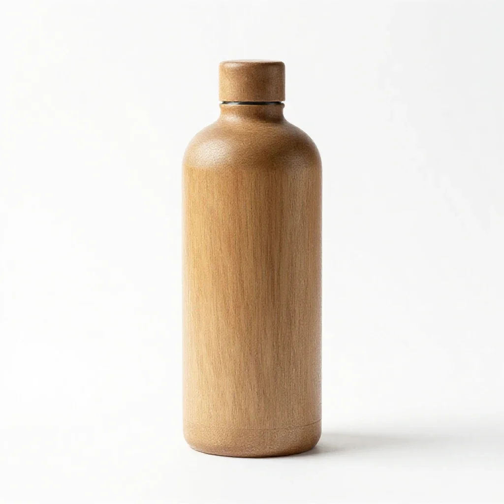 Vacuum flask isolated on a white background