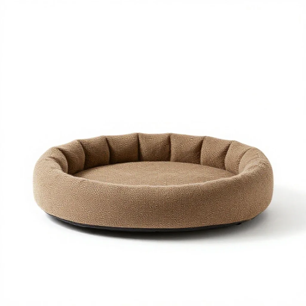 Cat cave bed isolated on a white background