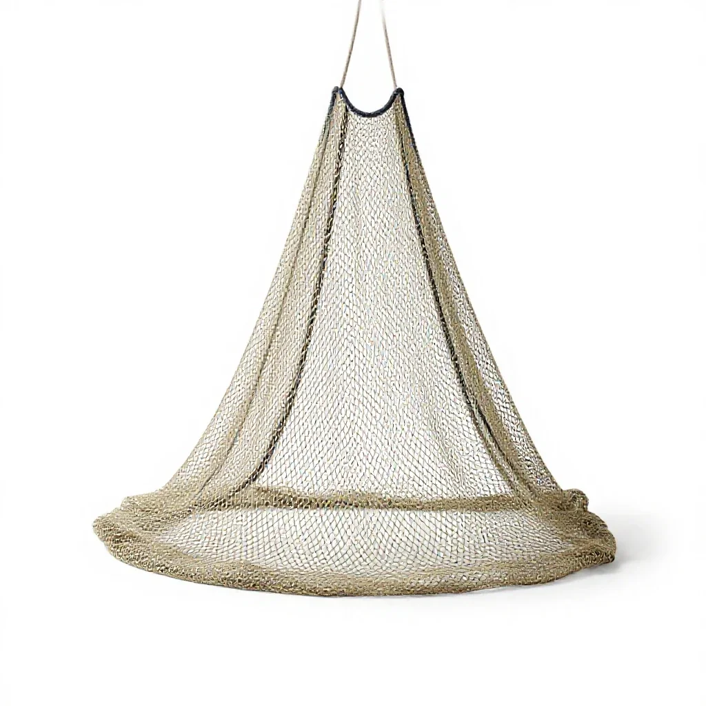 Fish net isolated on a white background
