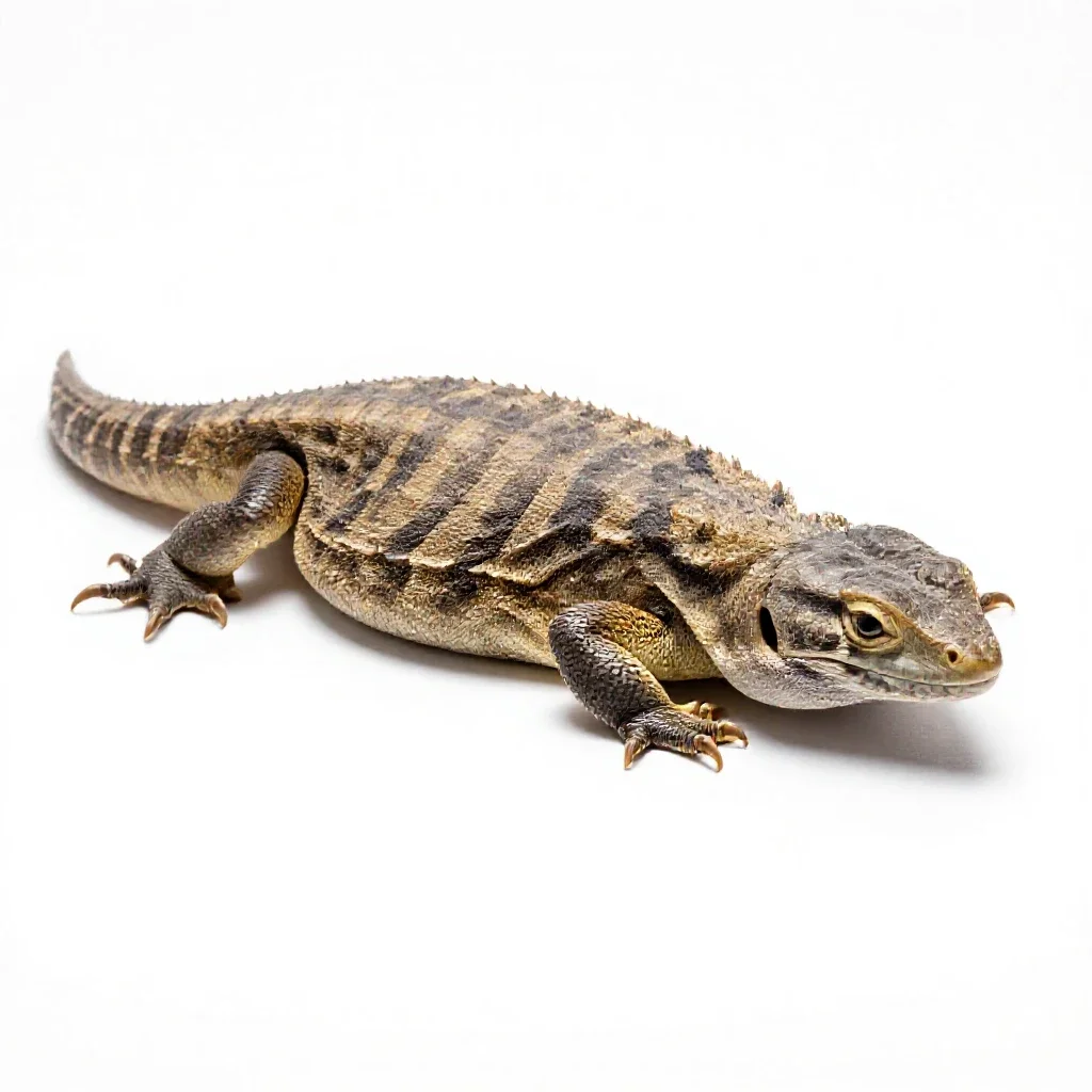 Reptile hide isolated on a white background