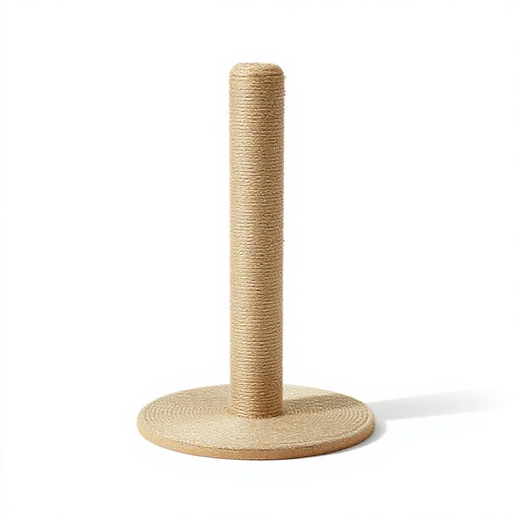 Scratching post isolated on a white background