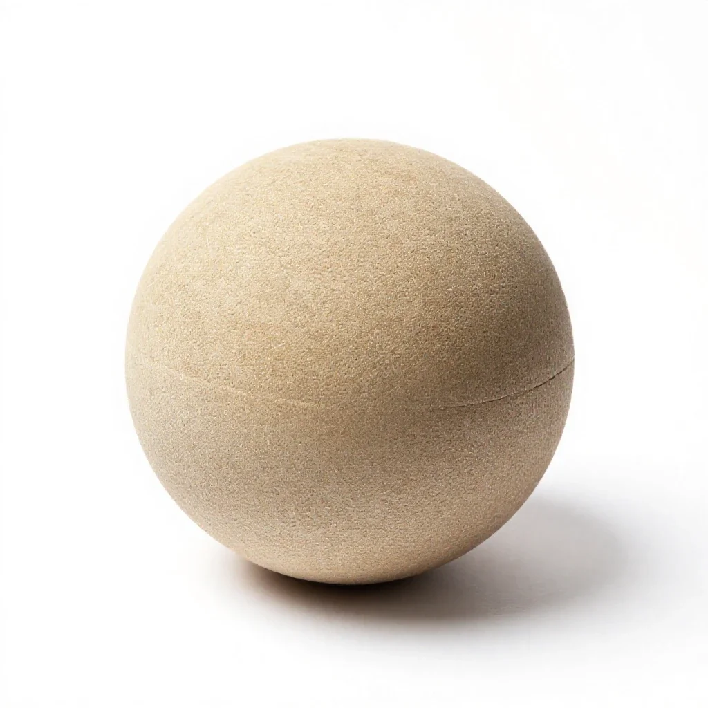 Treat puzzle ball isolated on a white background