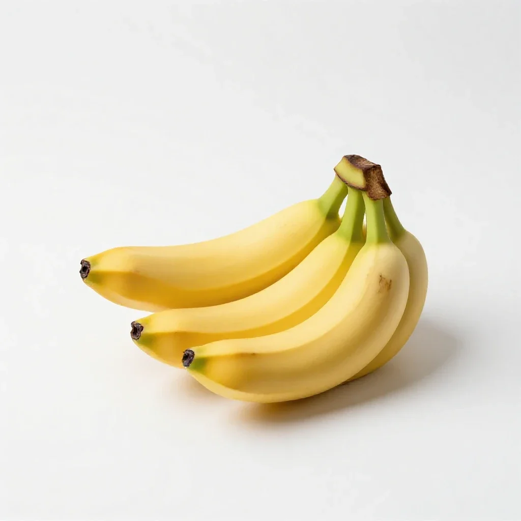 Bunch of bananas isolated on a white background