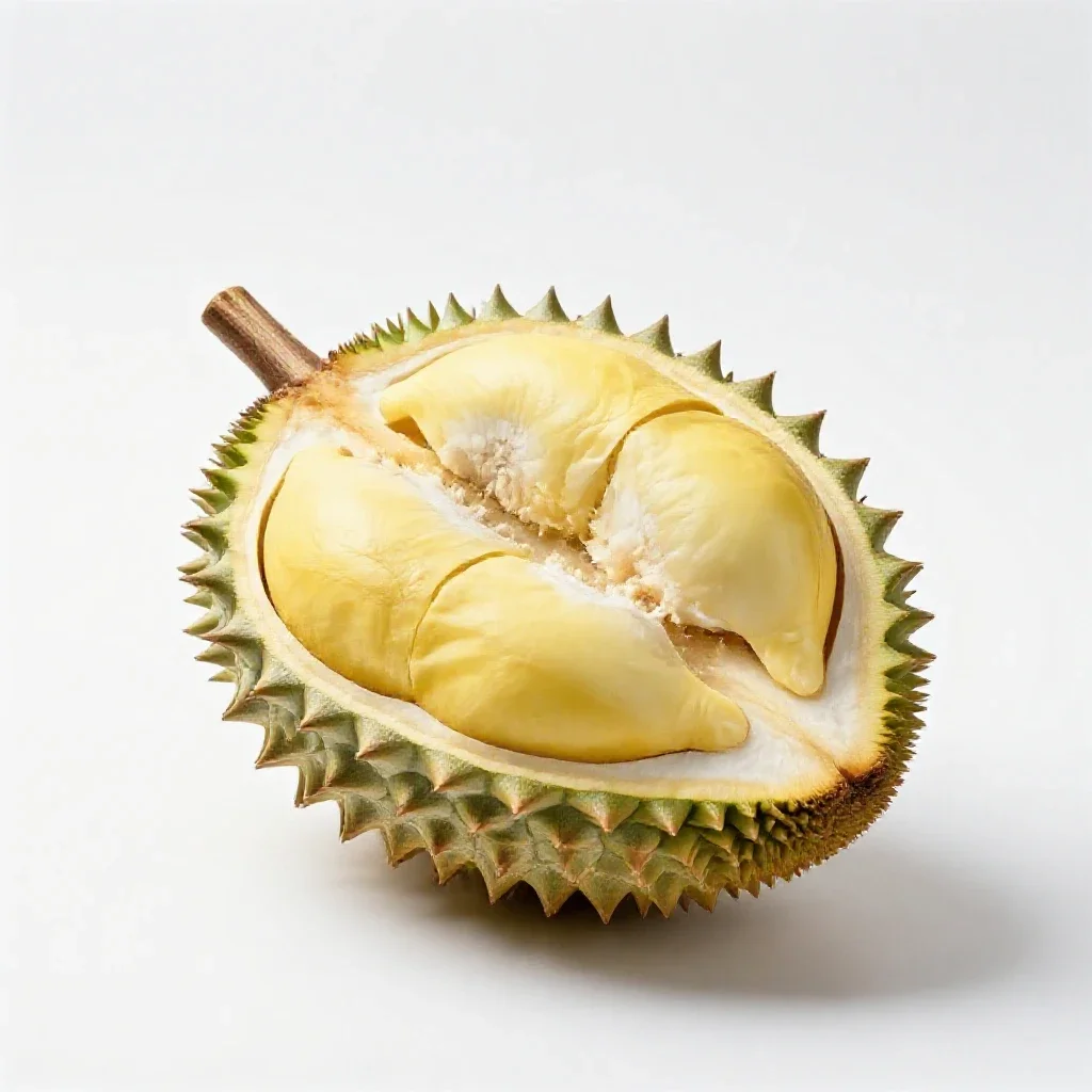 Durian isolated on a white background