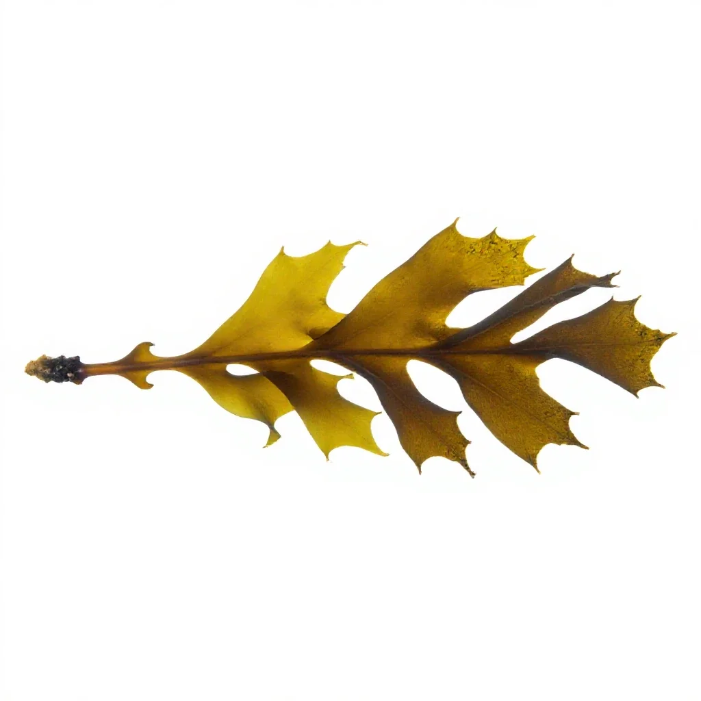 Kelp holdfast isolated on a white background