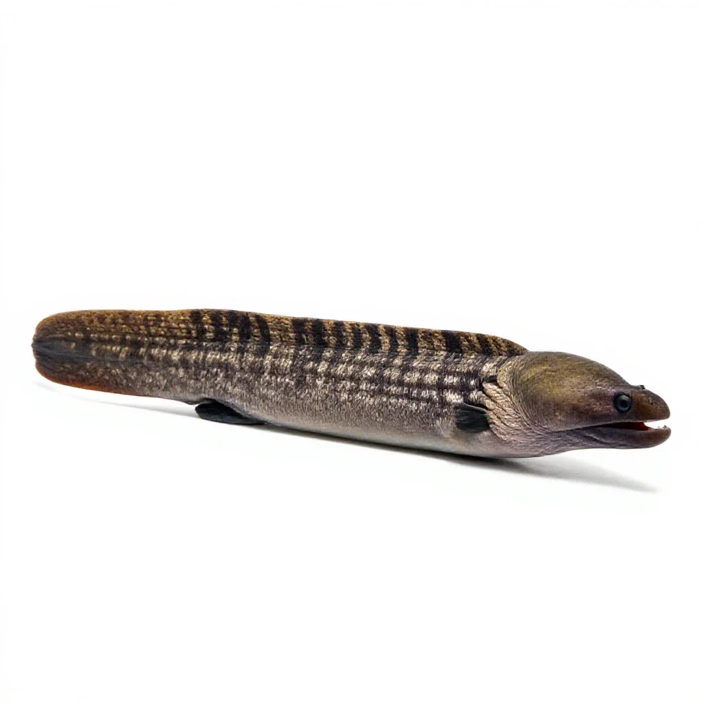 Moray eel isolated on a white background