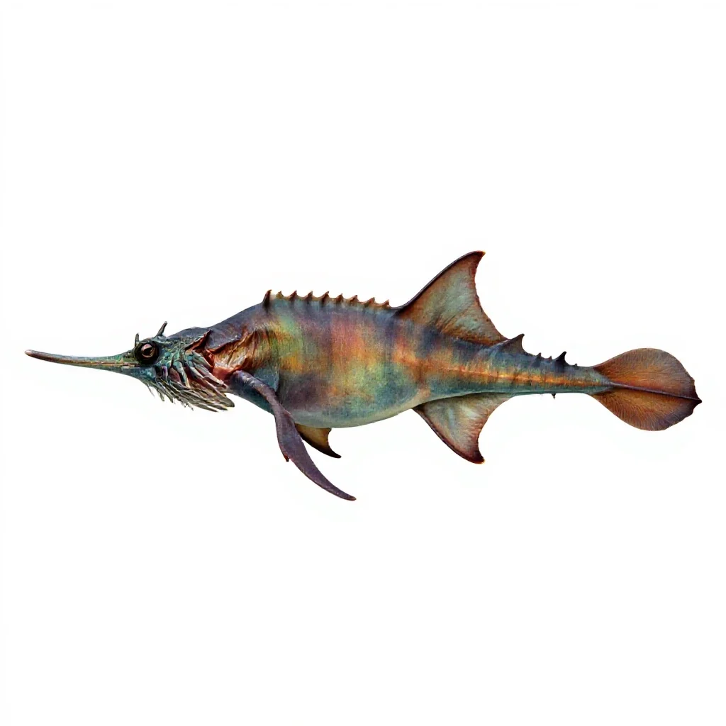 Seadragon isolated on a white background
