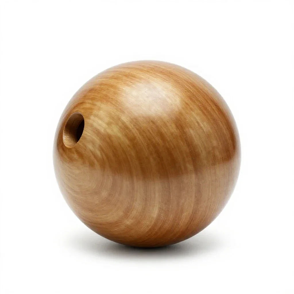 Bowling ball isolated on a white background