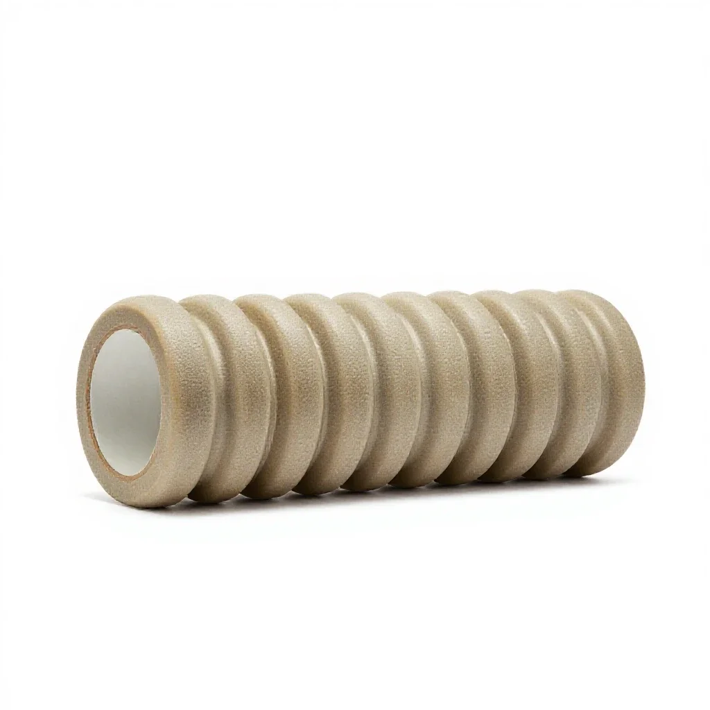 Foam roller isolated on a white background
