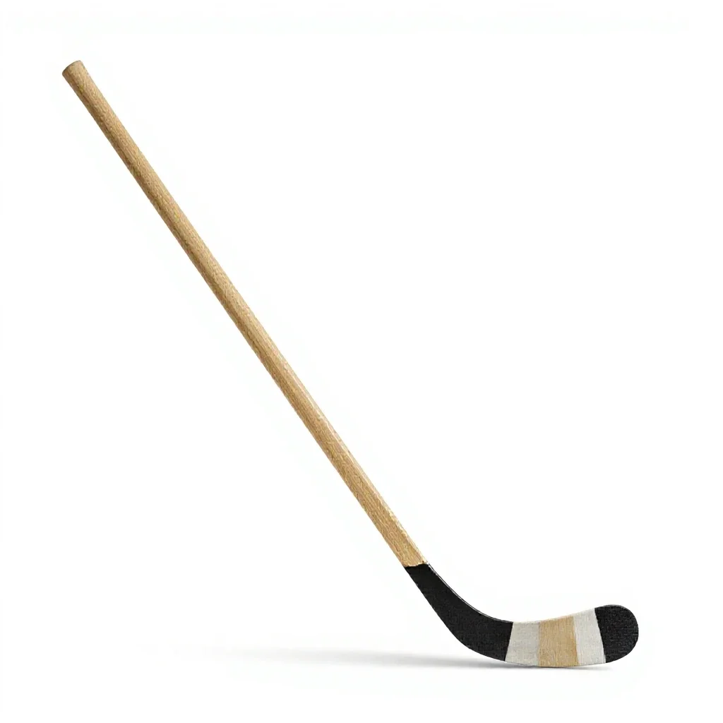 Hockey stick isolated on a white background
