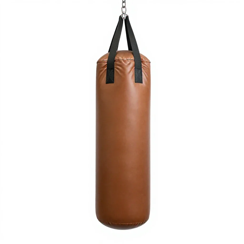 Punching bag isolated on a white background