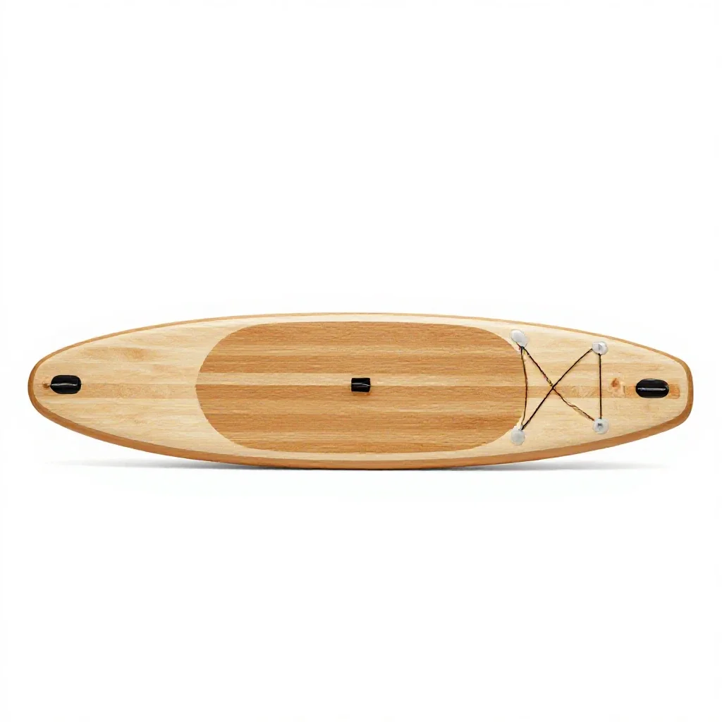 Stand-up paddle board isolated on a white background