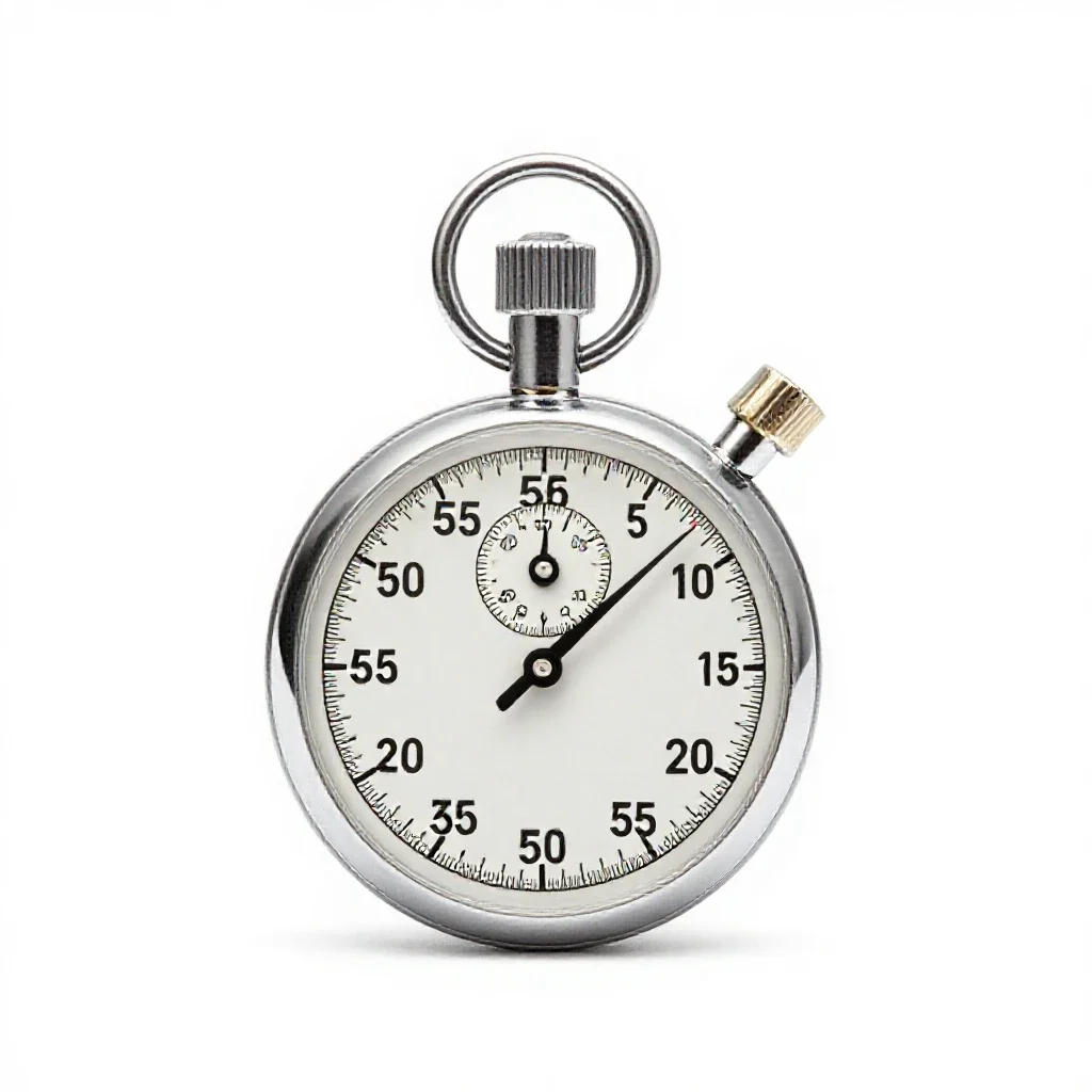 Stopwatch isolated on a white background
