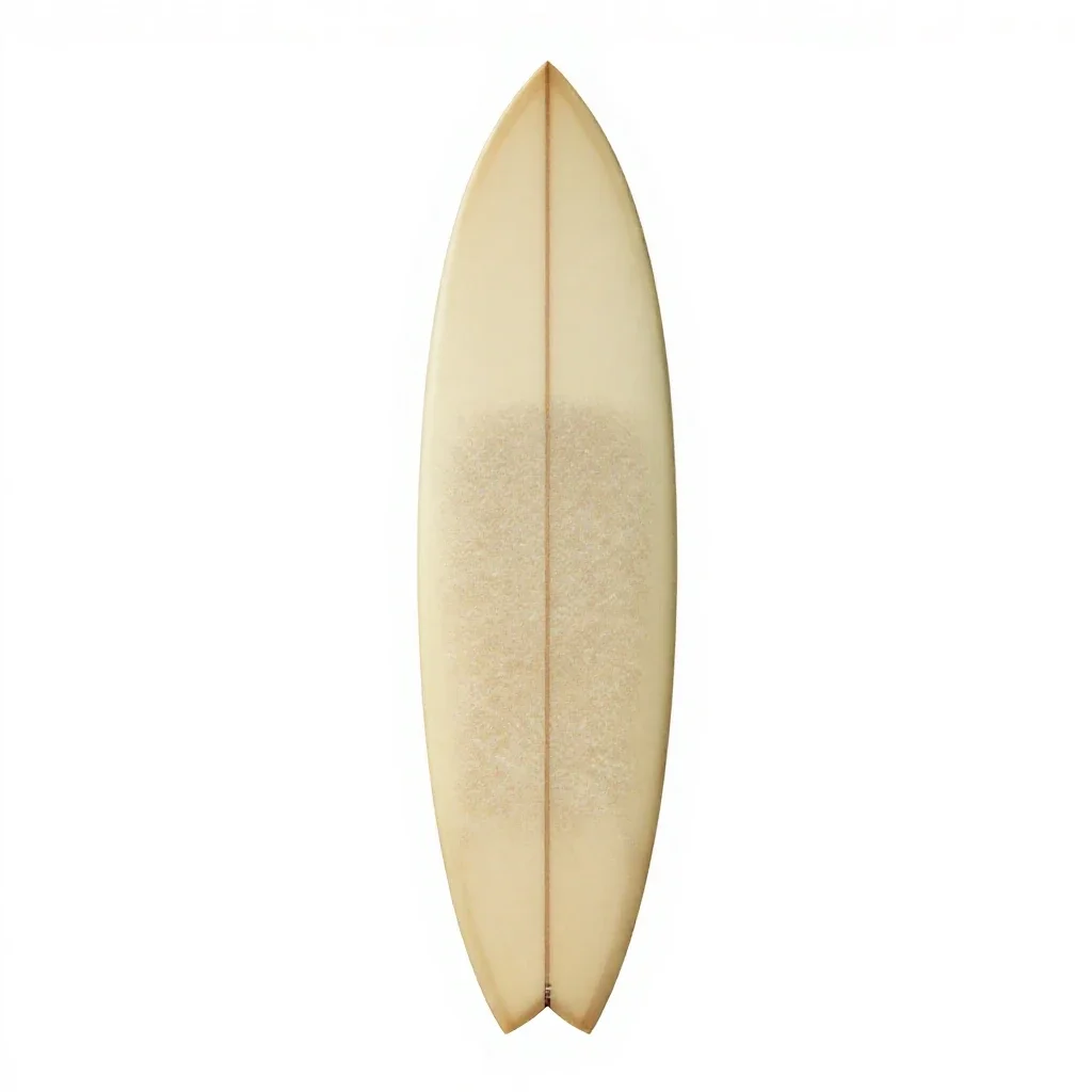 Surfboard isolated on a white background
