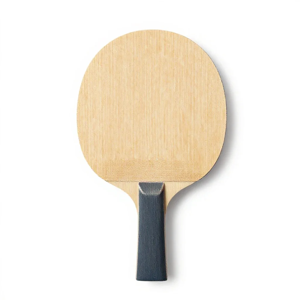 Table tennis paddle isolated on a white background