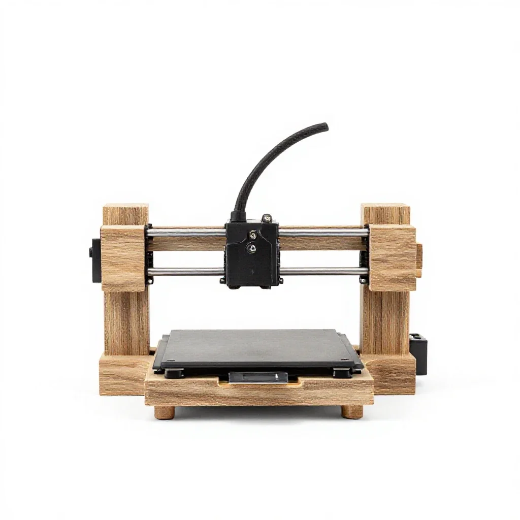3d printer isolated on a white background