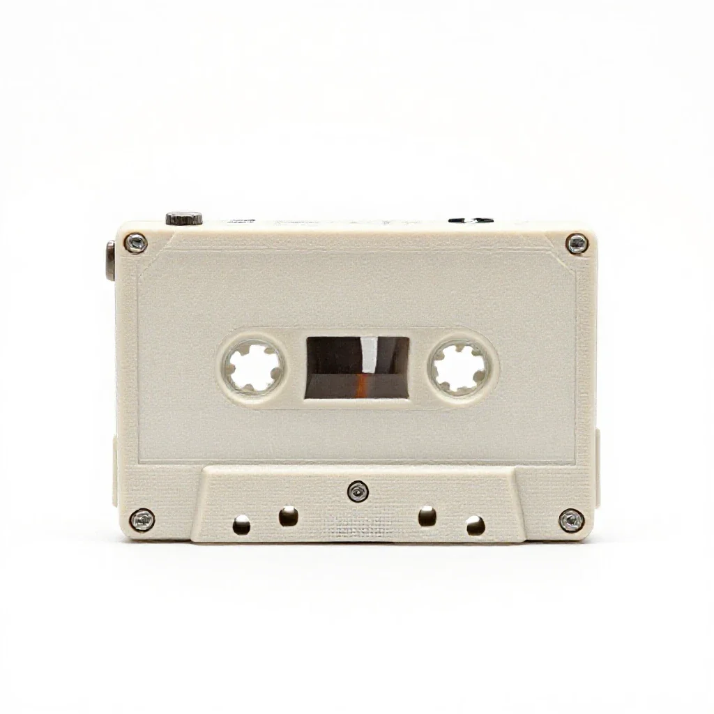 Cassette walkman isolated on a white background