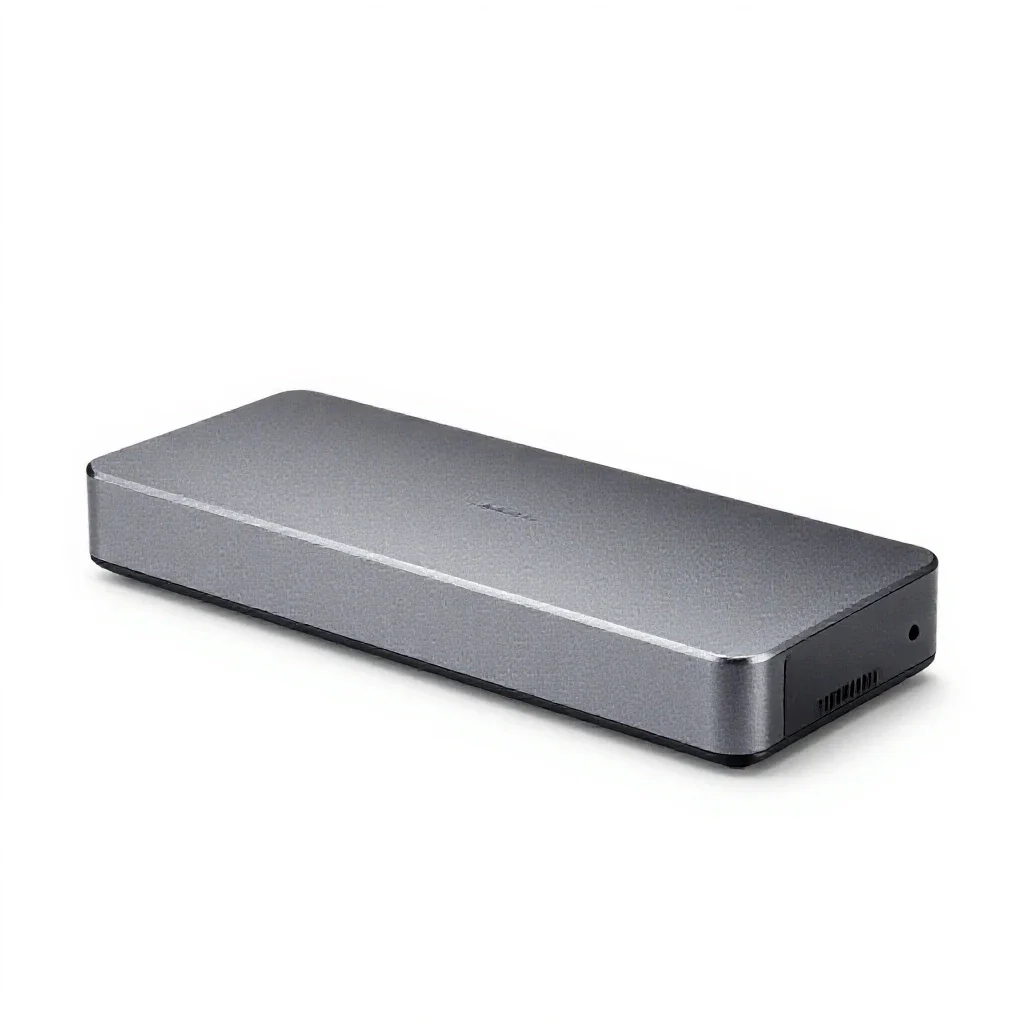 Laptop docking station isolated on a white background