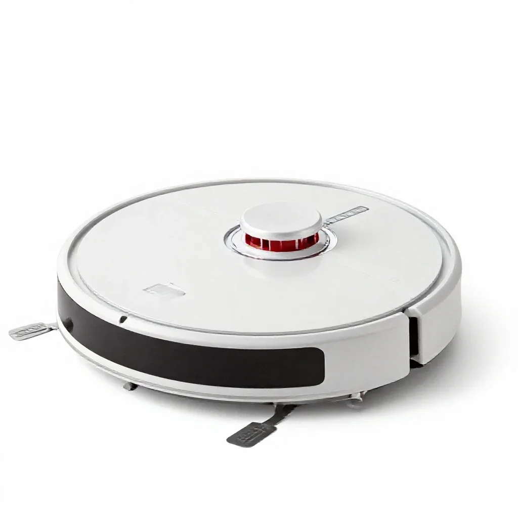Robot vacuum isolated on a white background