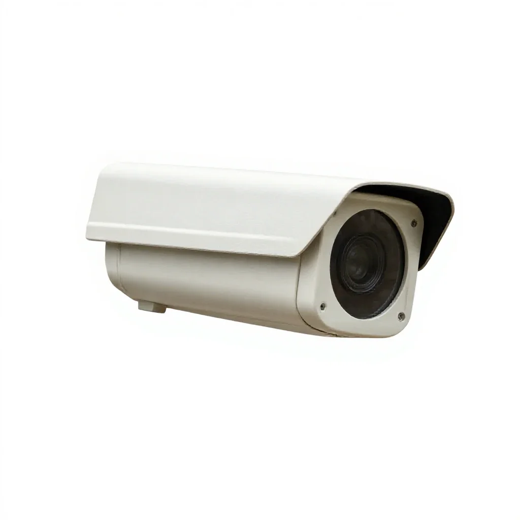 Security camera isolated on a white background