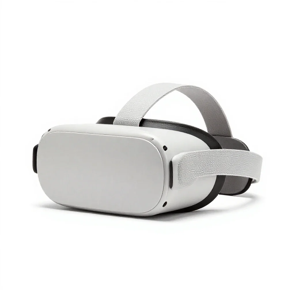 Virtual reality headset isolated on a white background
