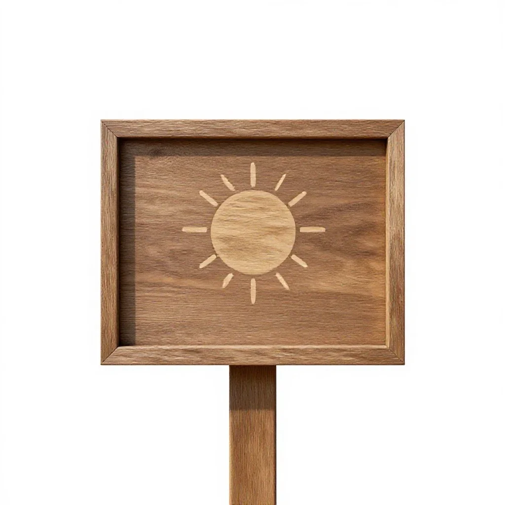 Weather station display isolated on a white background