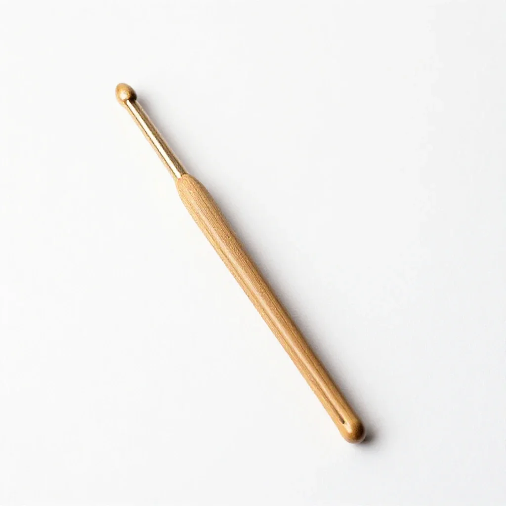 Crochet hook set isolated on a white background