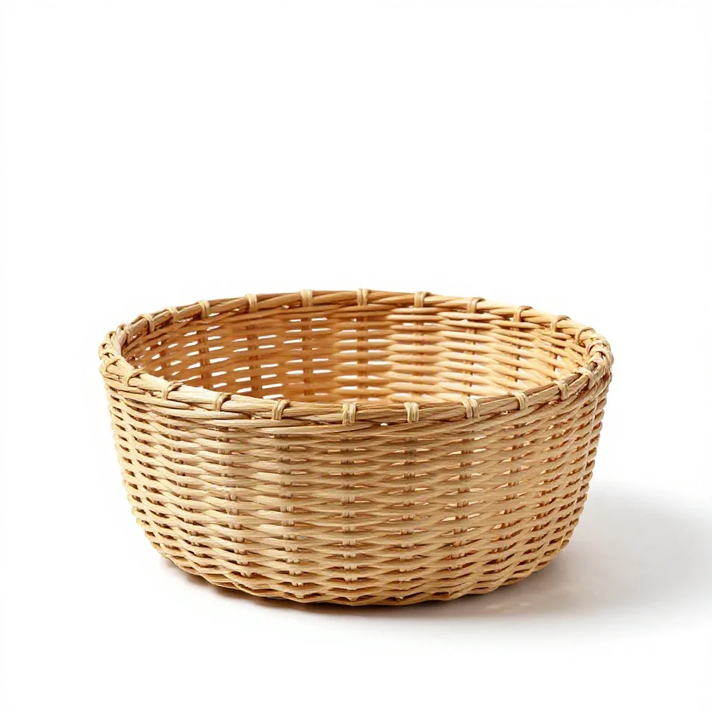 Sewing basket isolated on a white background