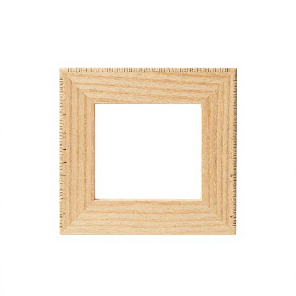 Carpenter's square isolated on a white background