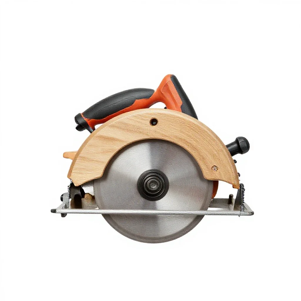 Circular saw isolated on a white background