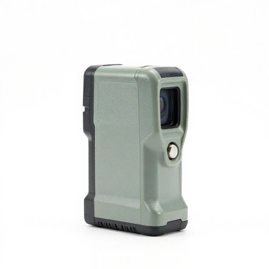 Laser distance meter isolated on a white background