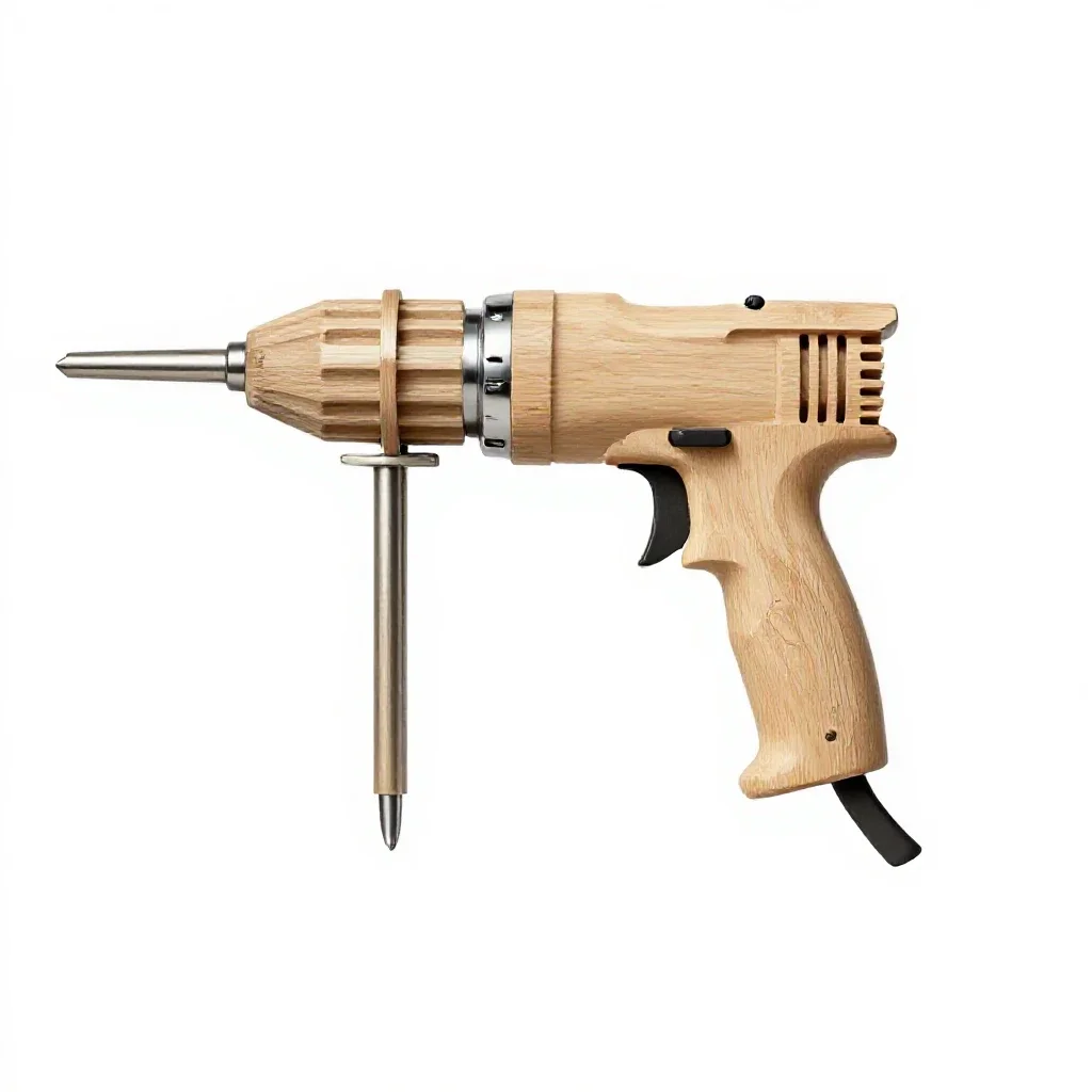 Nail gun isolated on a white background