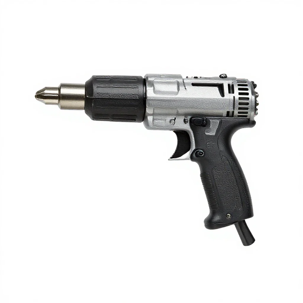 Rivet gun isolated on a white background