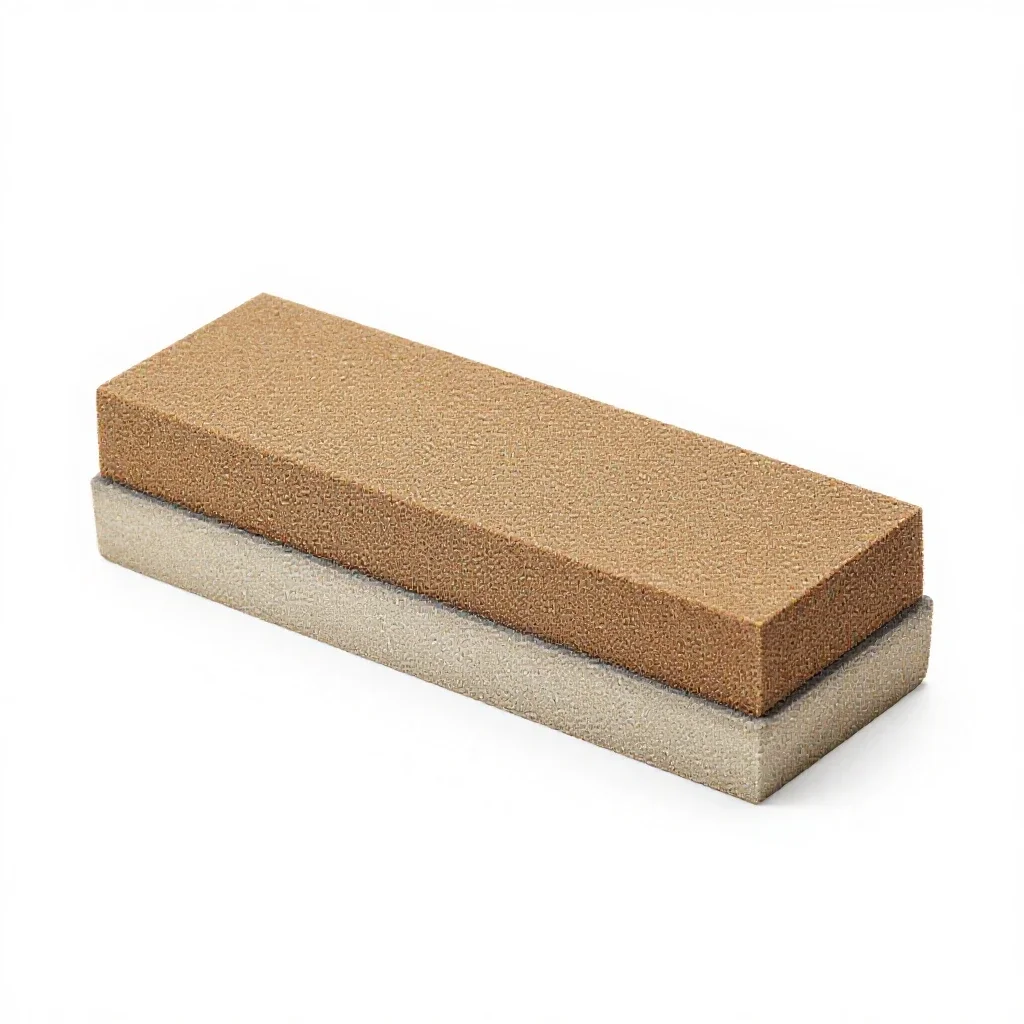 Sanding block isolated on a white background