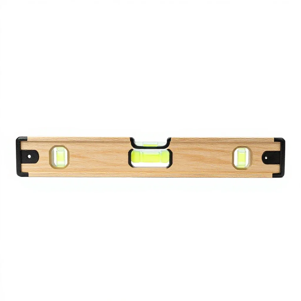 Spirit level isolated on a white background