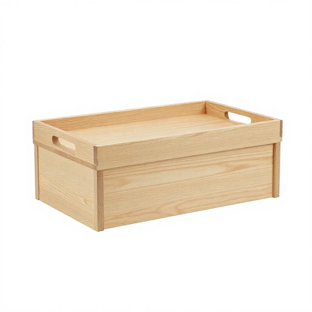 Toolbox with a cantilever tray isolated on a white background
